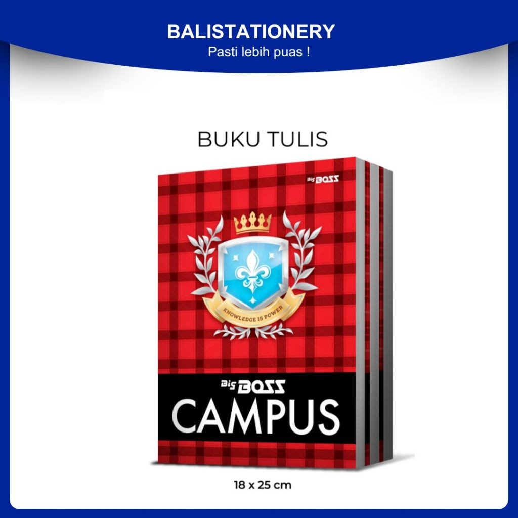 

Buku Tulis sekolah / buku catatan Big Boss Campus 36 Lembar Kertas Tebal