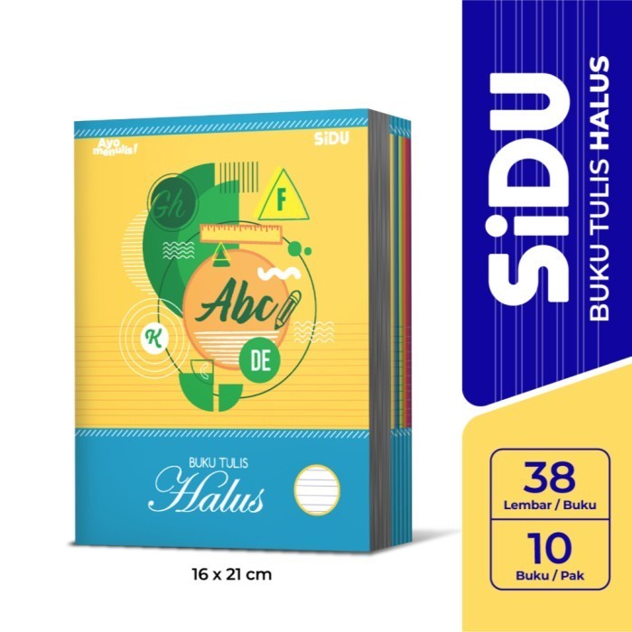 

Buku Tulis Sekolah / Buku catatan SiDu Garis 3 / Garis Halus 38 lembar