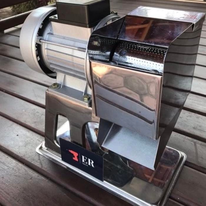 Parut Kelapa Listrik Bison FULL STAINLESS STEEL Mesin Parutan Elektrik - GRADE B 9cm     Terlaris