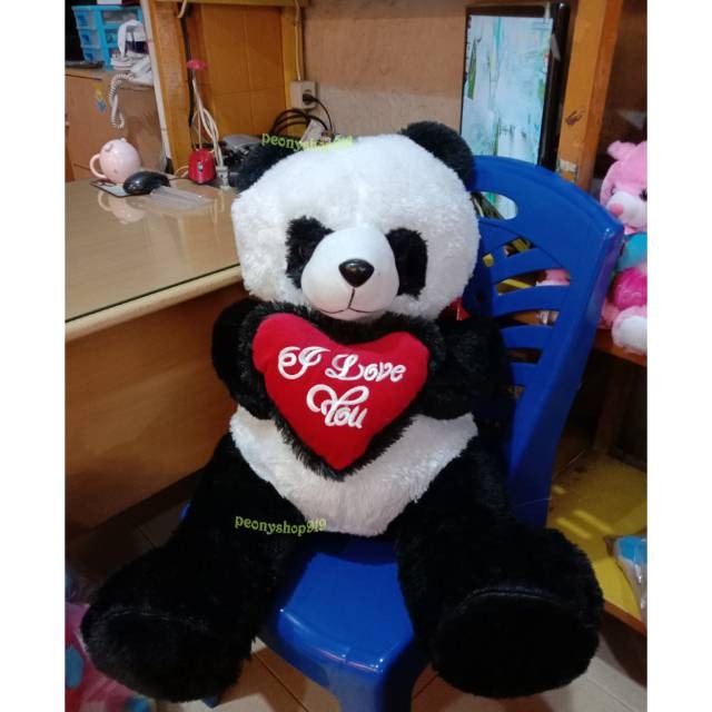 Boneka panda jumbo. Boneka panda love jumbo. Co
