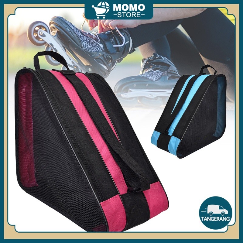 Tas Sepatu Roda Anak Bahan Kain Oxford Tas Sepatu Roda Inline Skate Tahan Aus Breathable