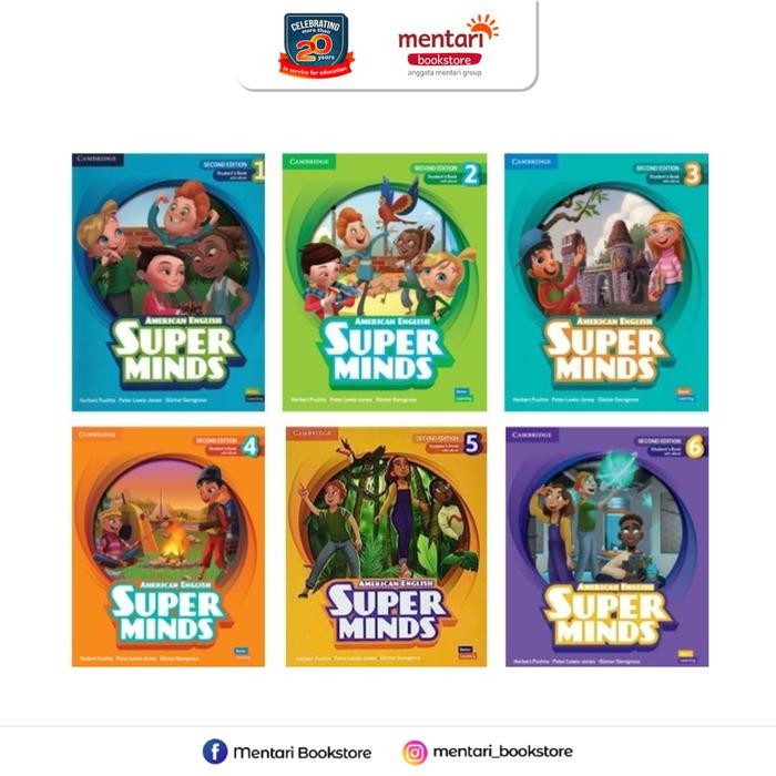 

Super Minds Second Edition with eBook American English | Buku SD