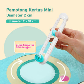 

Circle Cutter Kw-trio 1 cm - 10 cm Pisau Alat Potong Kertas Sticker Bulat / Bundar Kualitas Eksport