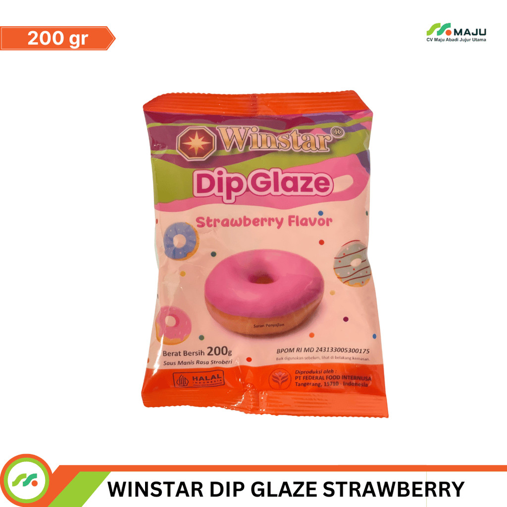 

WINSTAR DIP GLAZE STRAWBERRY ECO 200GR