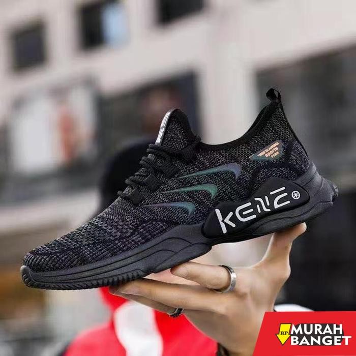 SEPATU IMPOR - Sepatu Sneakers Pria Impor - Sepatu fashion 9999 - Hitam, Order 1karton