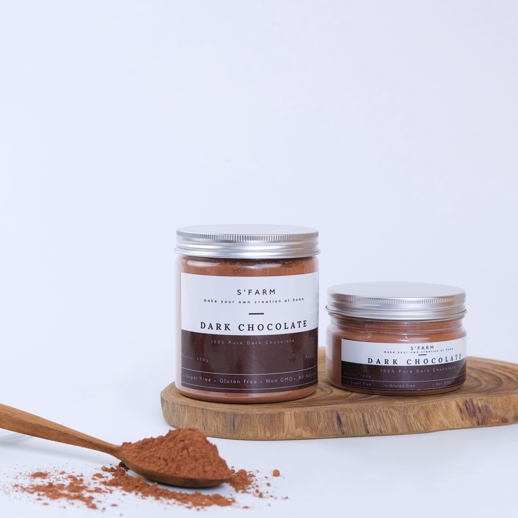 

100% Dark Chocolate Powder / Bubuk Coklat Asli Premium