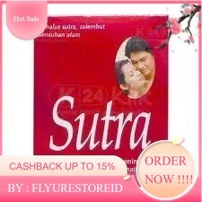 100% PRIVASI AMAN ! KONDOM SUTRA ISI 3 CLASSIC MERAH OK HITAM SUTRA GERIGI BERGERIGI  ~flyurestoreid