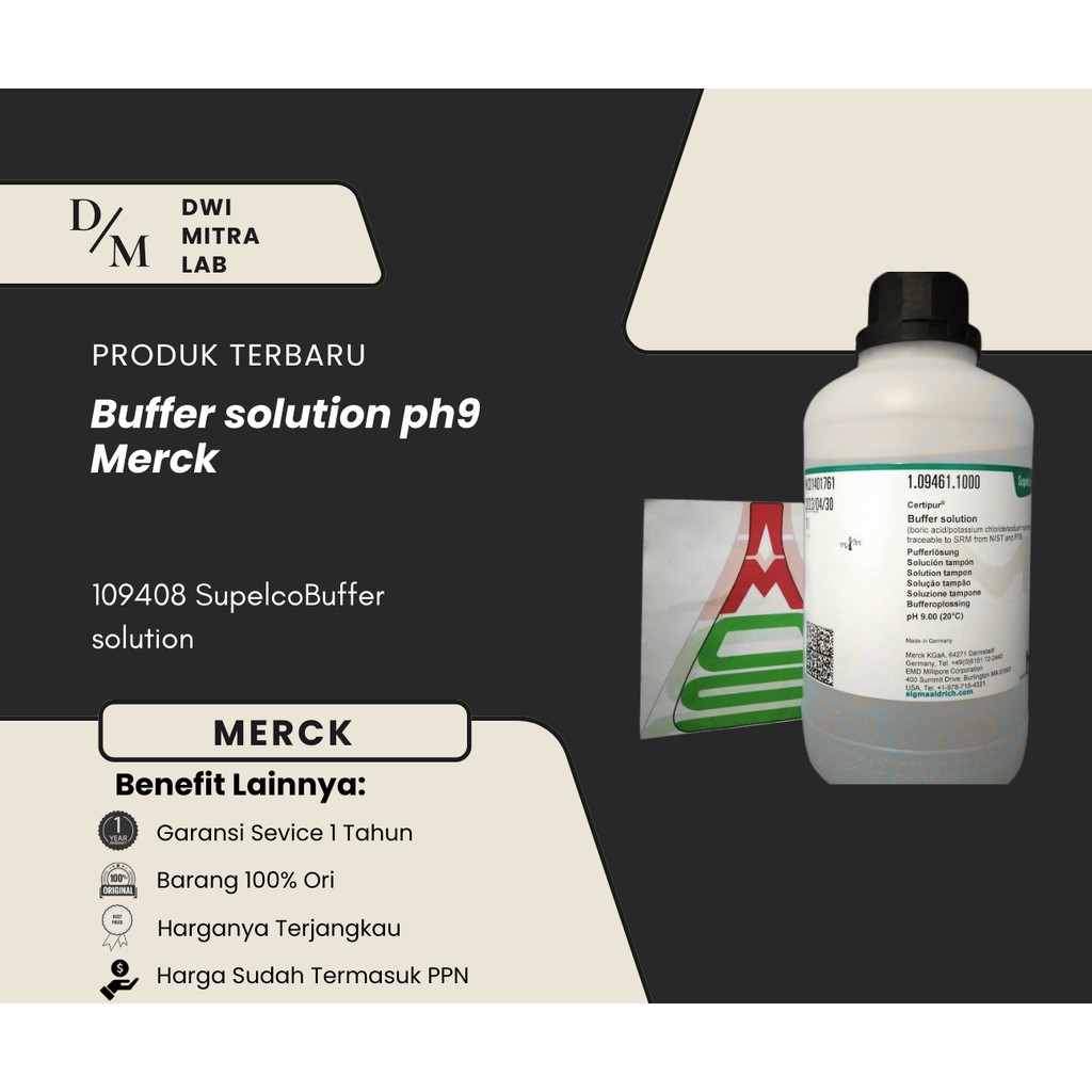 Buffer solution ph9 Merck