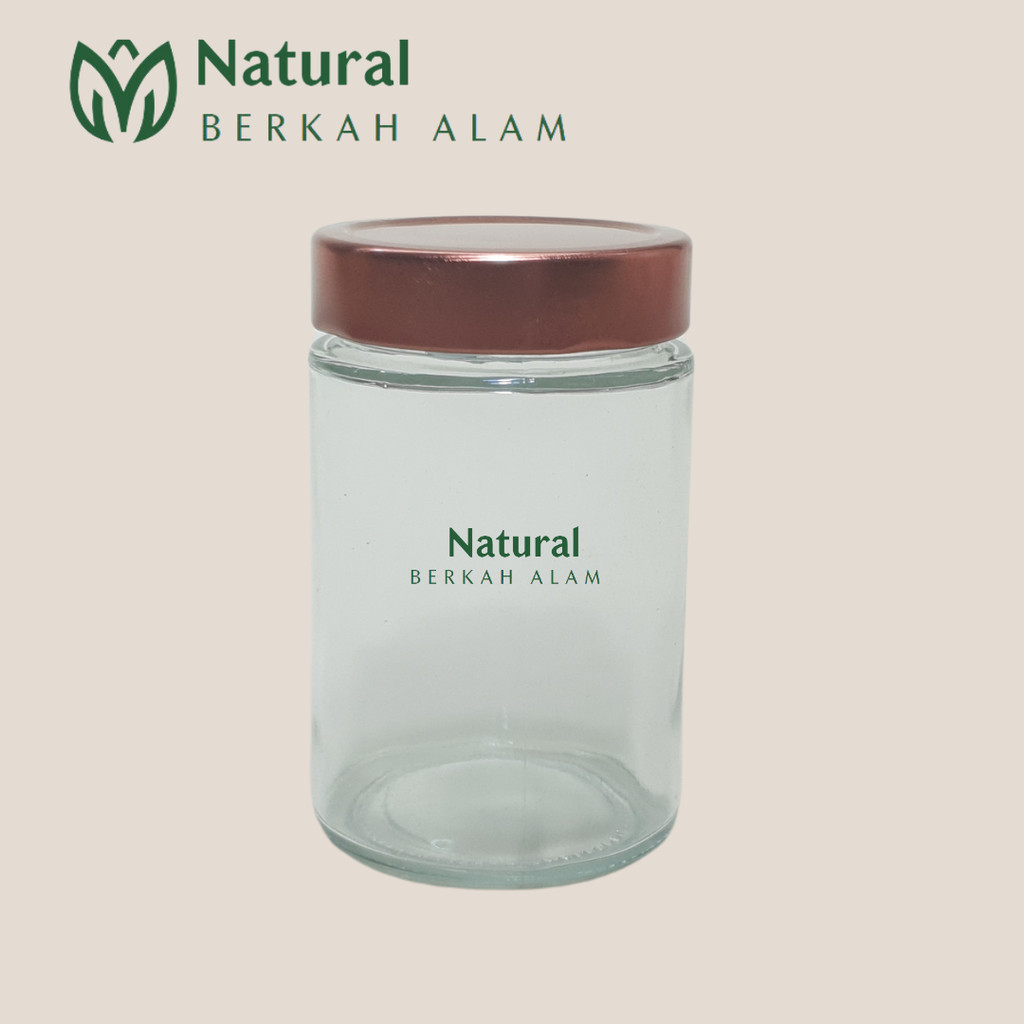 Jar Kaca 380 Ml Clear / Jar Kaca / Jar / Glass Jar / Toples Kaca Aesthetic / Jar Kaca Food Grade / J