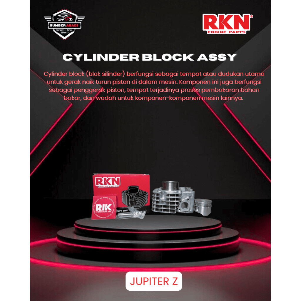 RKN Silinder Blok Assy Jupiter Z