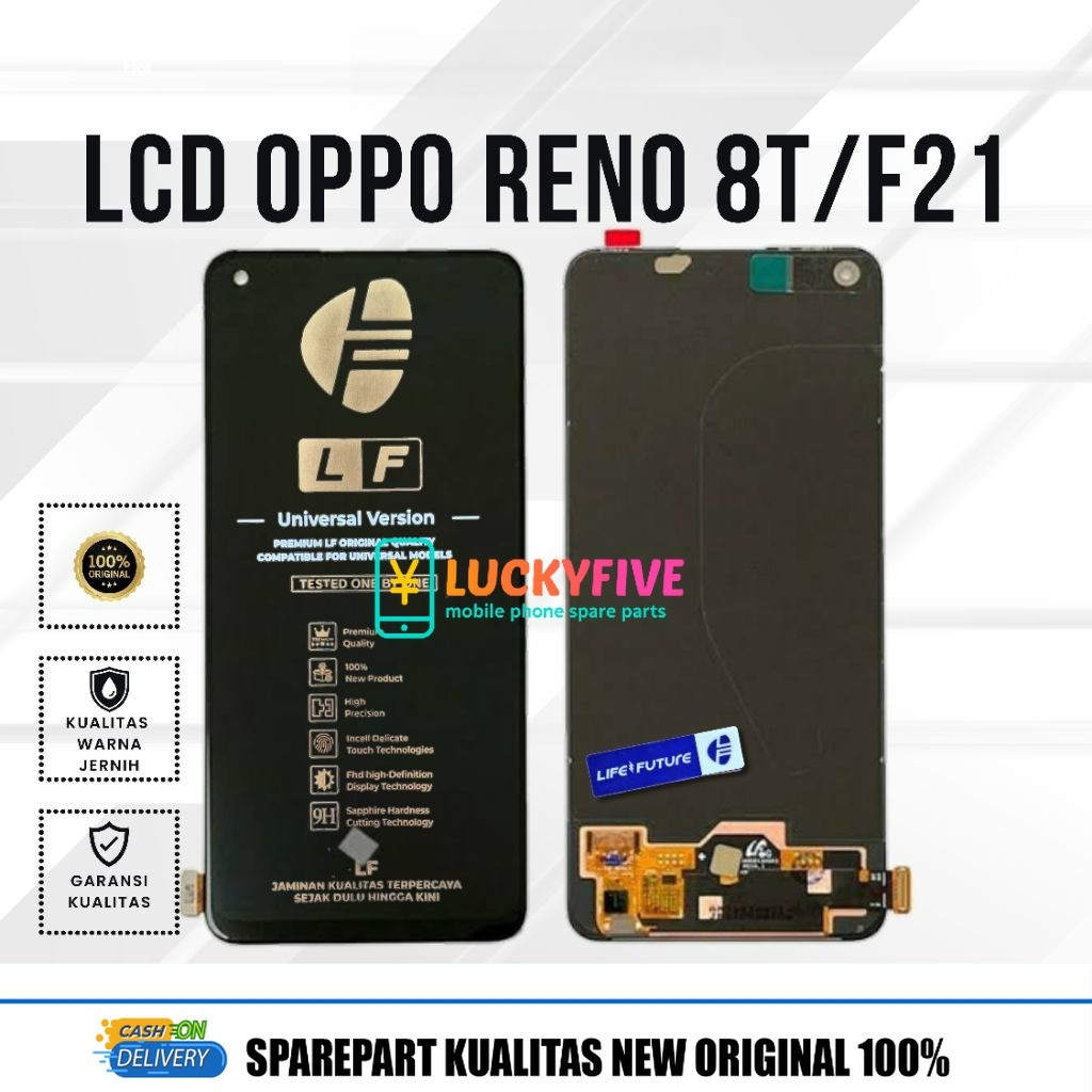 Lcd Oppo Reno 8T/Reno 7/Reno 7 SE/Reno 8/ Oppo A78/Oppo F21 Pro 4G Non Fingerprint Life Future