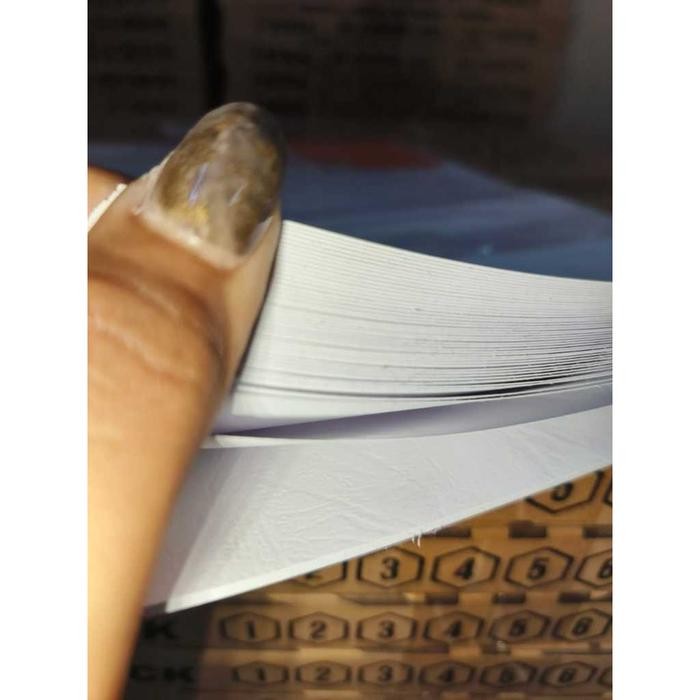 

TERLARIS! Kertas Linen Putih -/+ 200 gsm A4 isi 50 lembar - Kertas Anggrek Premium Quality