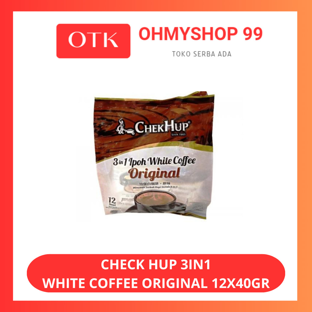 

Chek Hup 2in1 Ipoh White Coffee Original Kopi 12x40gr