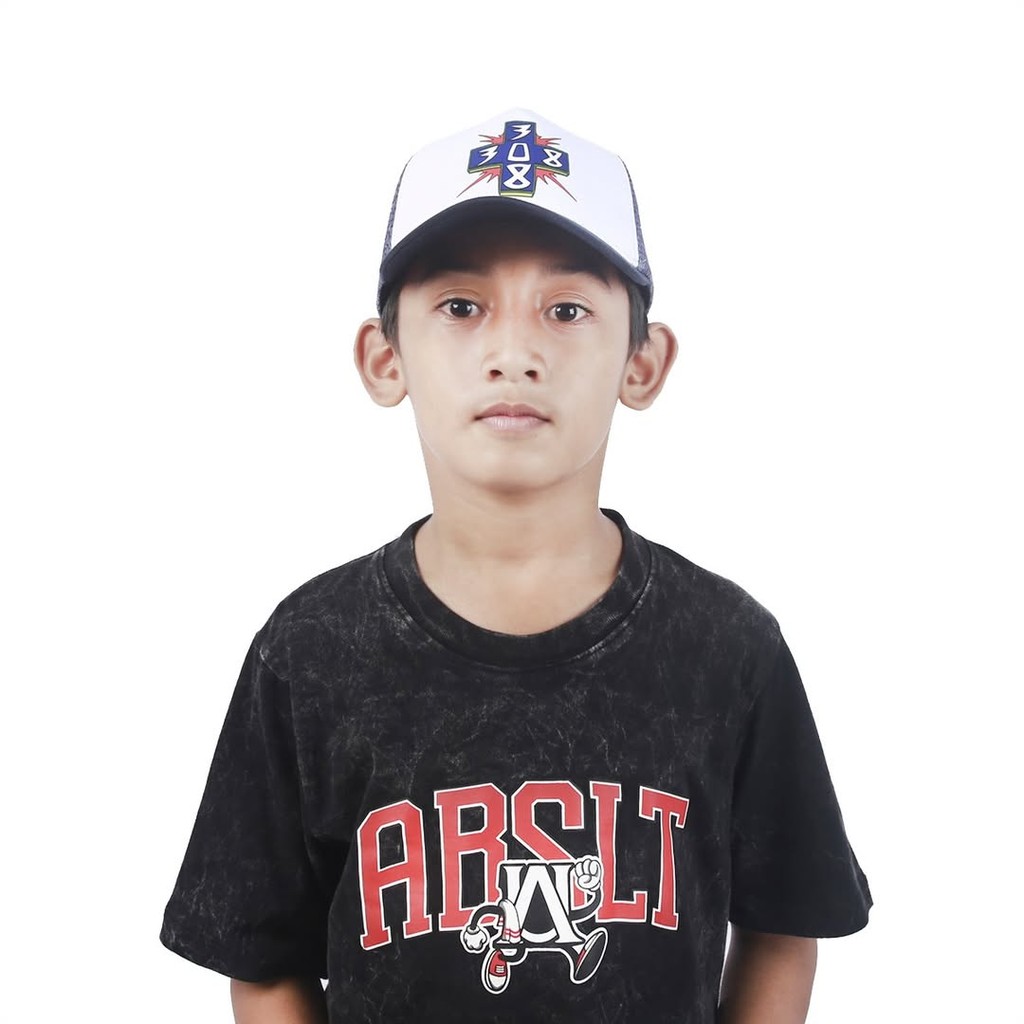 308 ABSLTUNSCRD - TRUCKER CAP ANAK / KIDS 308 CROSS - NAVY