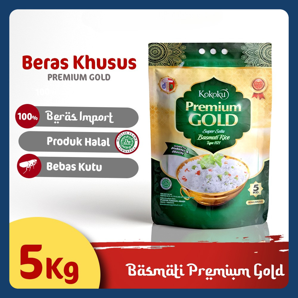 

KOKOKU - Beras Basmati Premium Gold 5kg