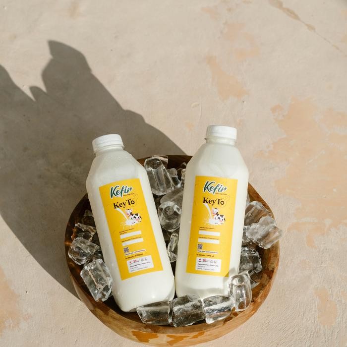 

Susu Kefir Asli Tinggi Probiotik 1000ml-Keto friendly