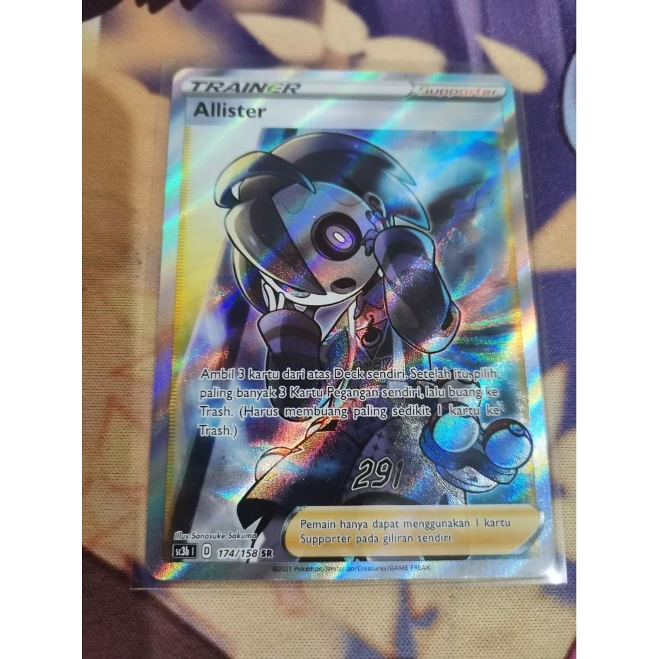 Pokemon TCG indonesia Supporter Allister FA