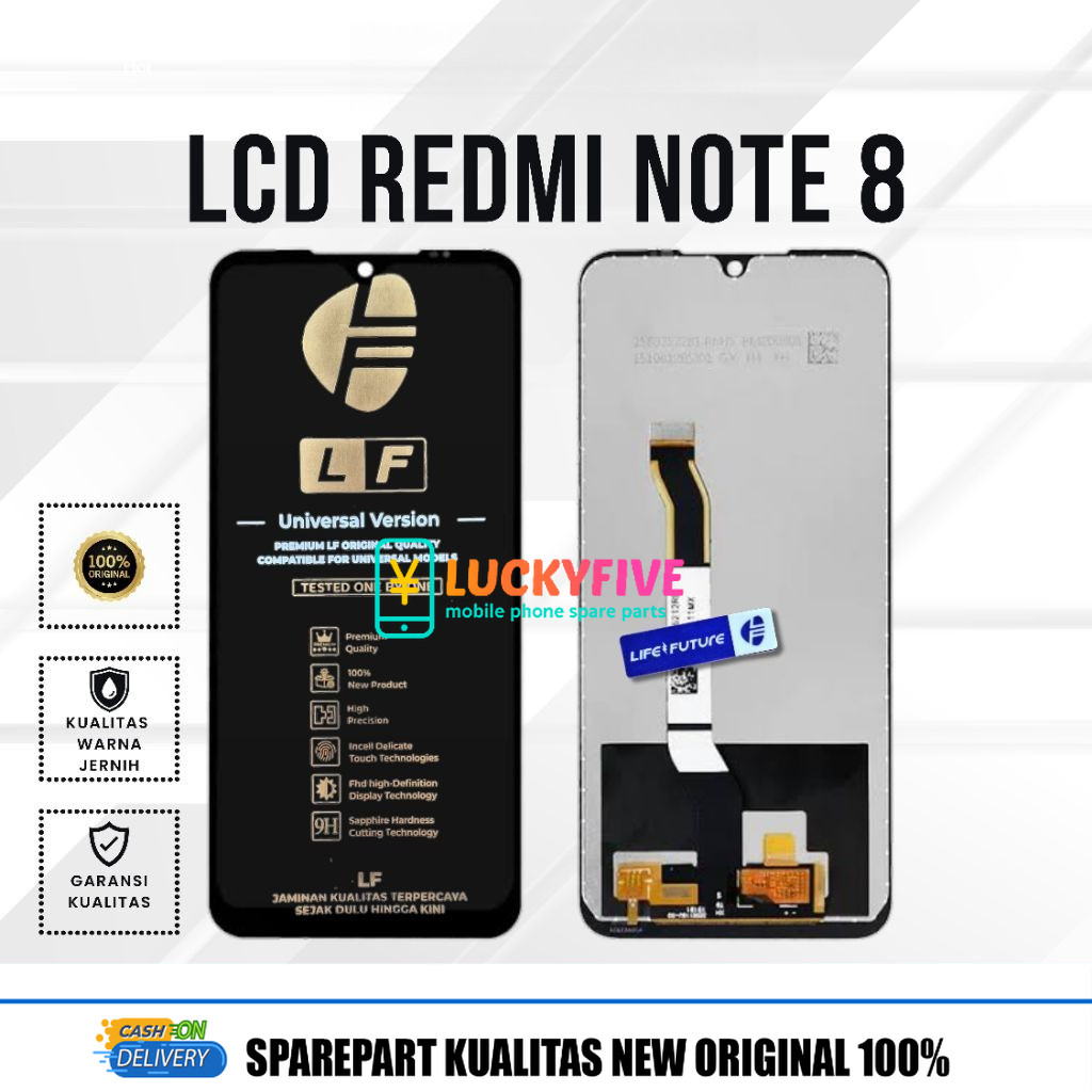 LCD Redmi Note 8 Original Fullset Touchscreen Life Future