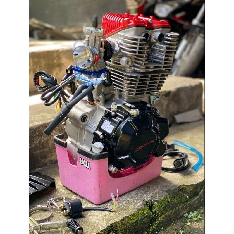 ZS Mesin Zongsen 250cc Mesin Zongsen CB250R  Tiger 250 Full set tinggal pasang PNP