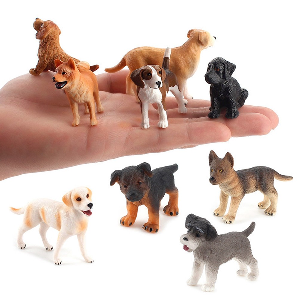 Simulation Mini Labrador Shiba Inu Dachshund Chihuahua Miniature Figurine Animal Model Figure Fairy 