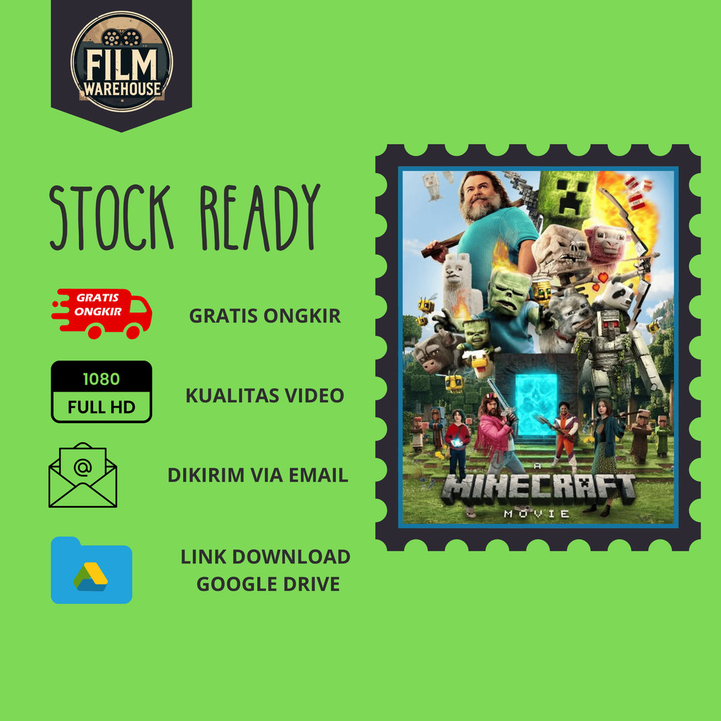 

PERANGKO GAMBAR MINECRAFT MOVIE (2025) --ꓖооցꓲе-ꓓrіνе--