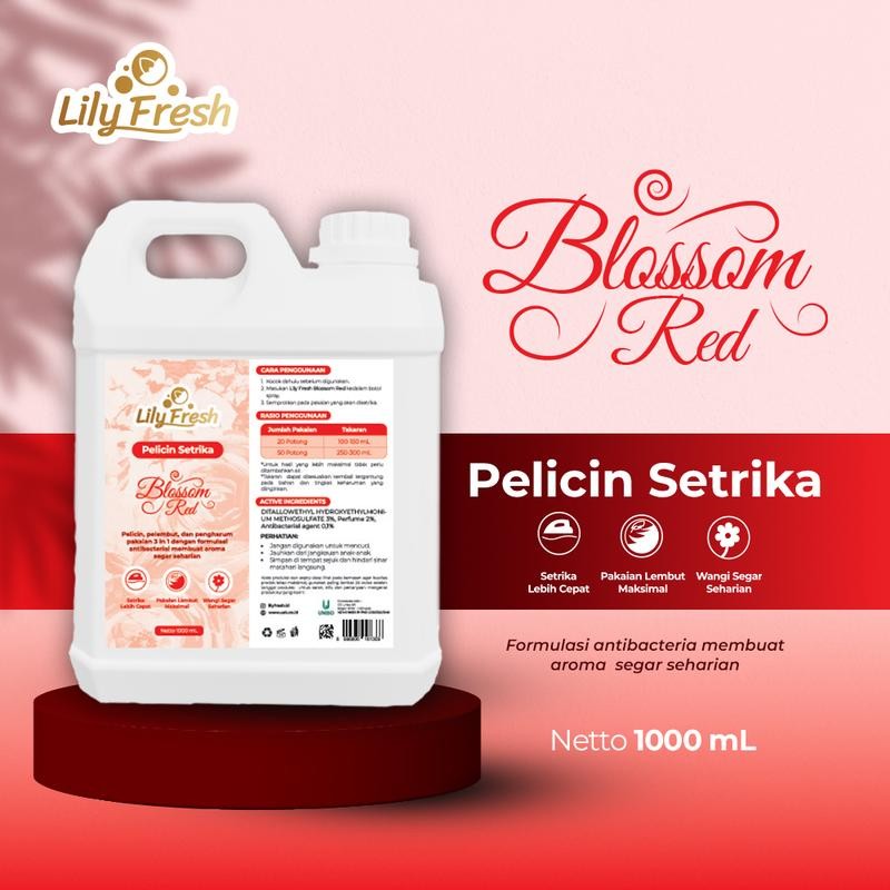 

Pelicin Setrika Blossom Red Lily Fresh Pewangi Pakaian 1 Liter Laundry