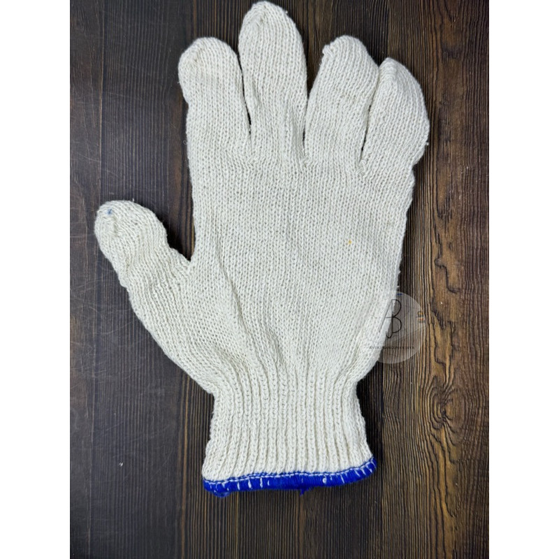 Sarung Tangan 5 Benang (BIRU) / Sarung Tangan Kerja Industri 5 Benang / Sarung Tangan 5 Benang