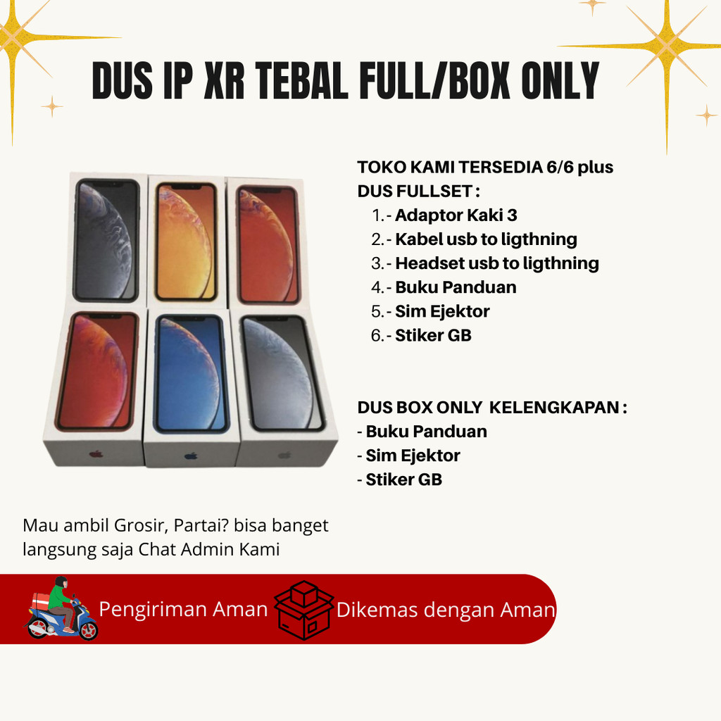 

Dus Box Kotak Xr Tebal All Color Termurah - Grosirdus89