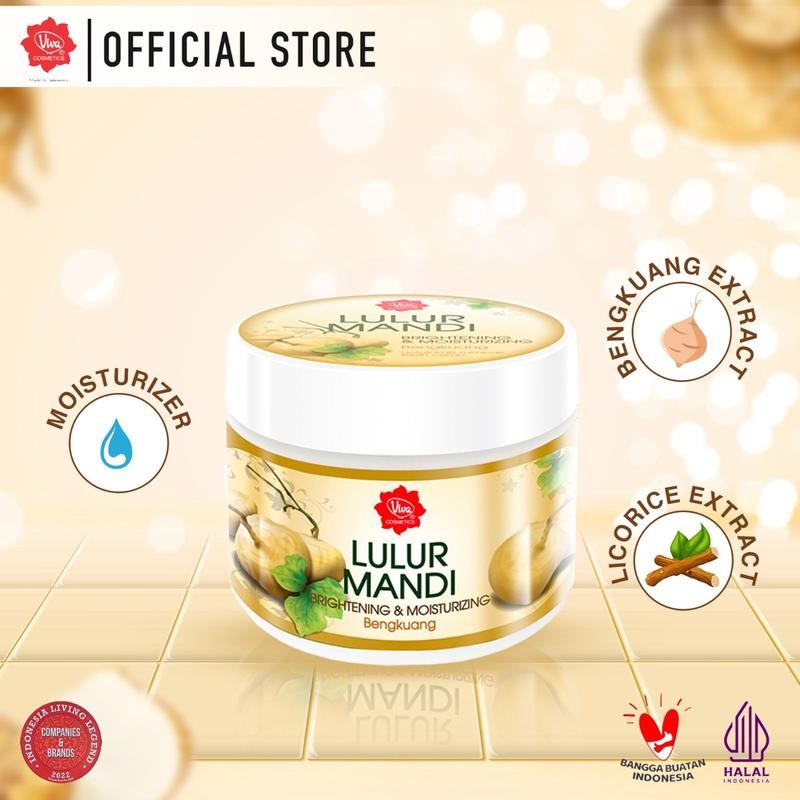 

Viva Lulur Mandi Brightening & Moisturizing Bengkuang