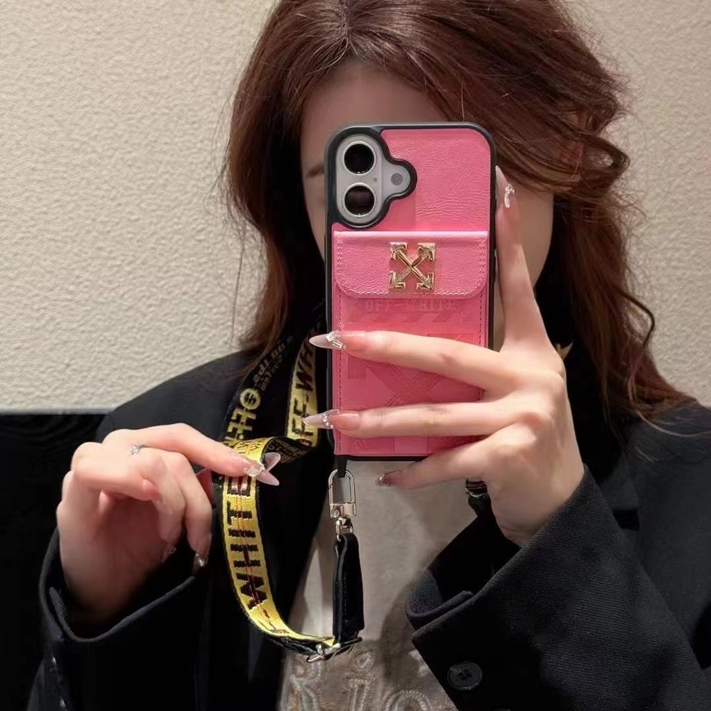 New Fashion [off-white] Cool Lanyard Case for IPhone 16 15 14 13 12 11 Pro PRO MAX PLUS Fashion Clas