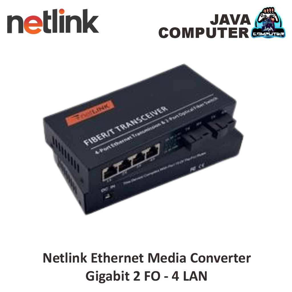 Netlink Ethernet Media Converter 2 FO - 2 LAN