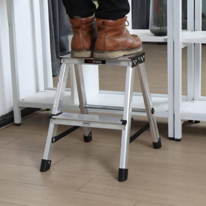 Tangga Lipat Aluminium 42 Cm FIXSTEP Tangga 2 Step Stool Serbaguna