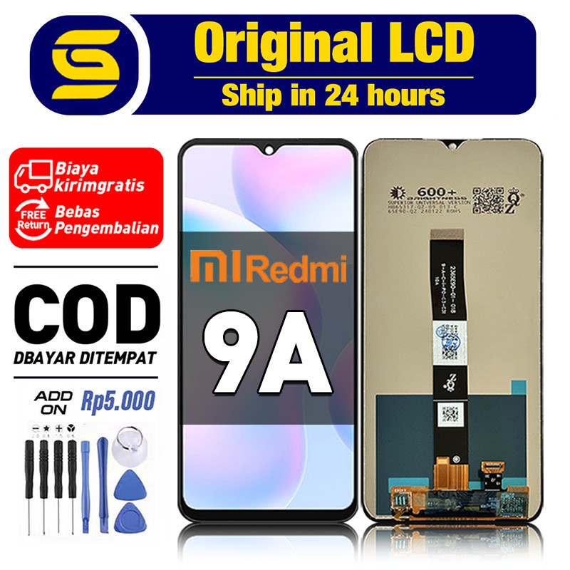 LCD Redmi 9A Original Touchscreen Fullset Compatible For Glass Digitizer ori asli COD