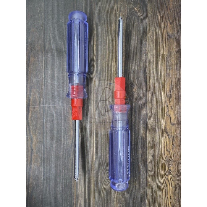 CAMEL Obeng Bolak Balik TRANSPARAN 6" / Obeng 2 Way TRANSPARAN CAMEL 6inch