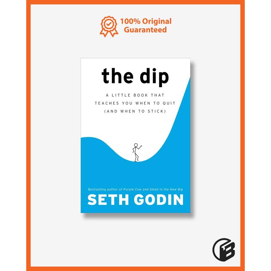 SALE Buku Import The Dip by Seth Godin (Original Hardcover)