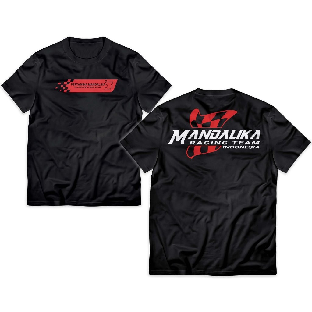 Kaos Mandalika Racing Team Pertamina SAG Moto GP - Baju Distro Cotton Combed 30s |