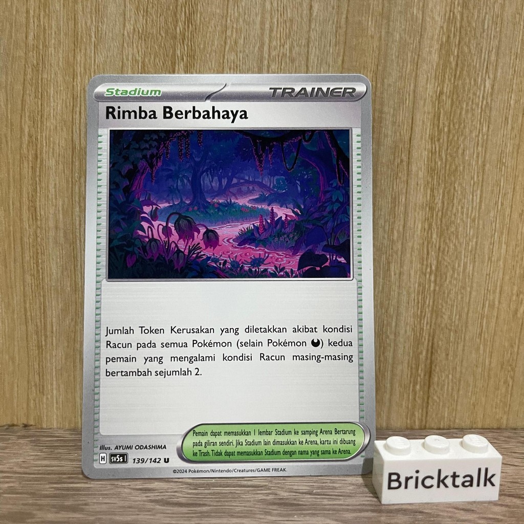 rimba berbahaya sv5s 139/142 Pokemon TCG Indonesia paradoks andalan kartu