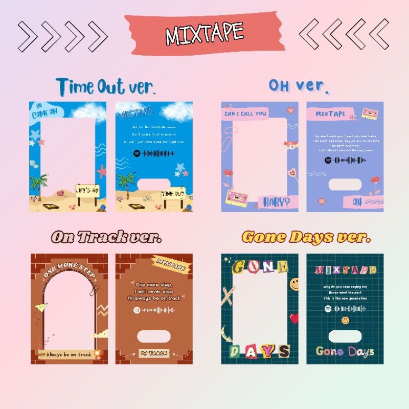 Photocard Holder Acrylic Stray Kids (CAHOL) | MIXTAPE VER. CO