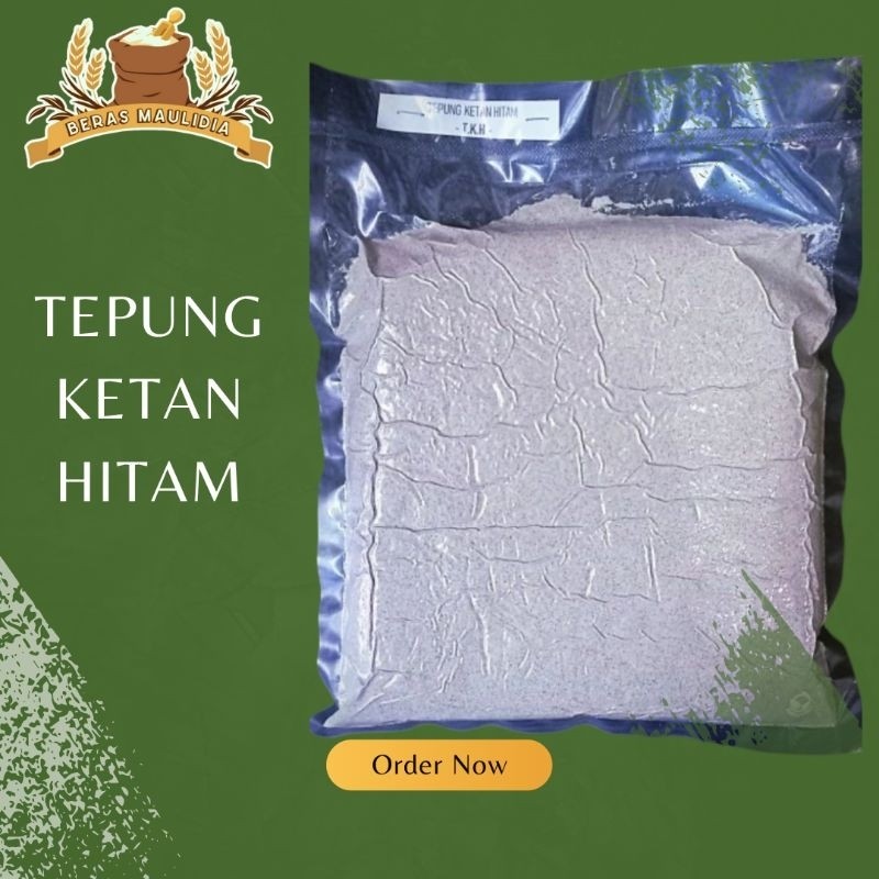 

Black glutinous rice flour / Tepung ketan hitam 250gr vacuum