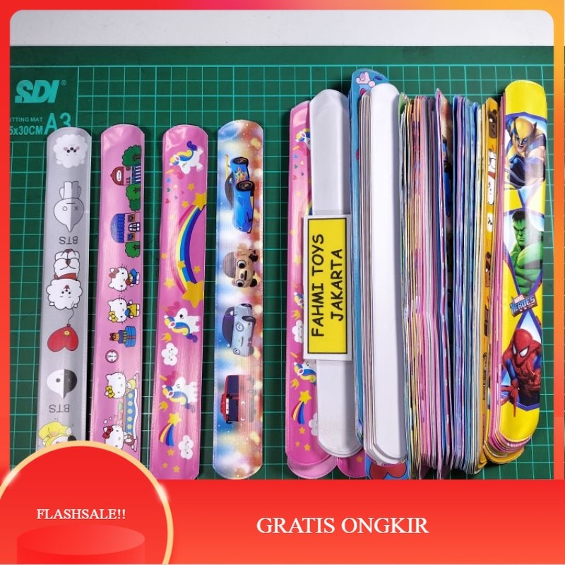 

【AGNES_ID】DISKON!! 100 pcs penggaris lipat besar mainan penggaris karakter
