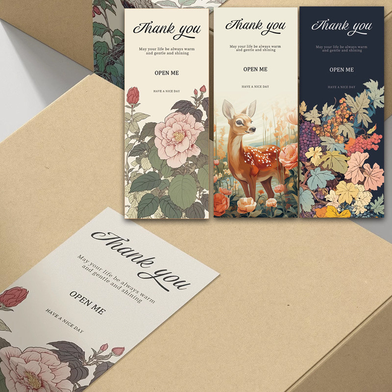 

[RP] (20 lembar) Sticker Label Open Me Motif Bunga dan Animal Hewan Stiker Segel Thank You Stiker Packing Kemasan Kotak