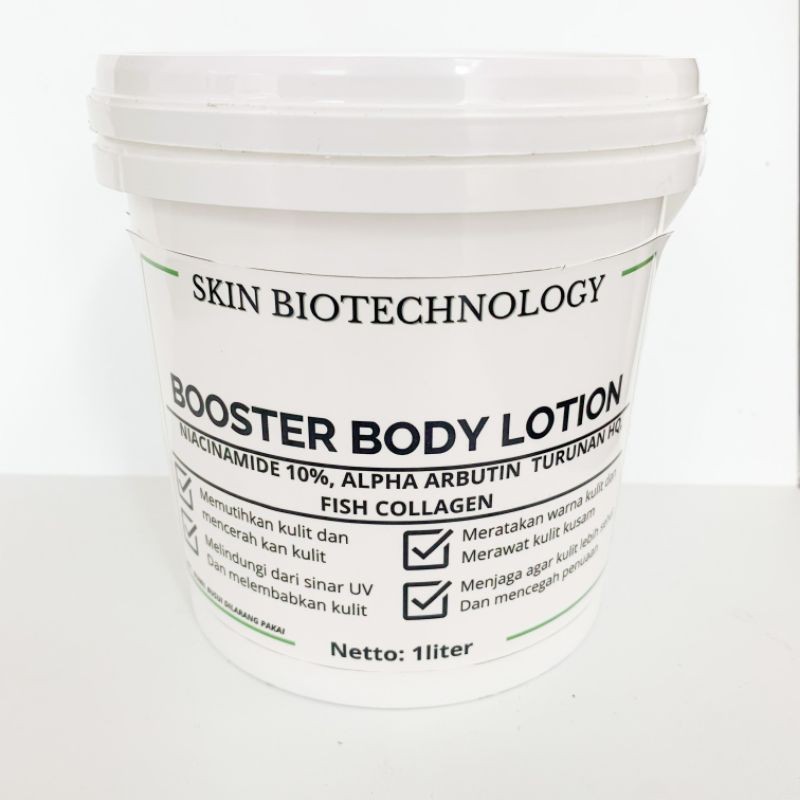 GK BOOSTER BODYLOTION ALPHA ARBUTIN TURUNAN HQ | NIACINAMID 5%  |MEMUTIHKAN KULIT BADAN