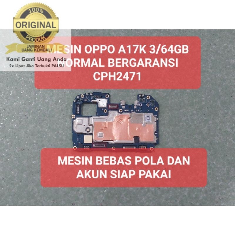mesin oppo a17k normal mesin oppo a17k 3-64gb normal mesin oppo a17k ori mesin oppo cph2471 ori