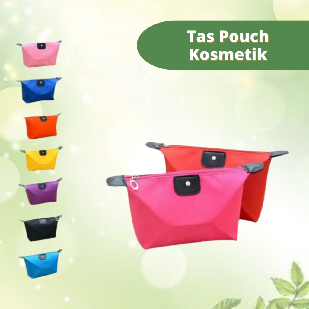 POUCH MAKE UP TERMURAH / TAS KOSMETIK POLOS / POUCH TRAVEL / POUCH MULTIFUNGSI DISTRIBUTOR SR12 SUMU