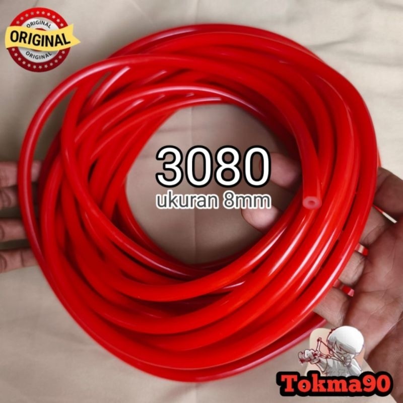 Karet Slingshot Ikan 8mm  Merah Karet Untuk Panah Ikan 3080 8mm Realipict CO