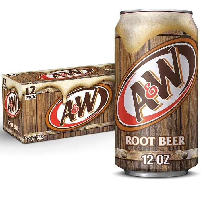 

A&W Root Beer Soda - 12 Fl Oz (12 Pack cans)