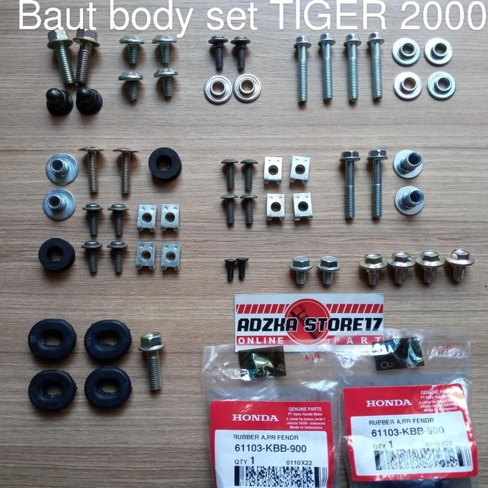 baut body set honda tiger 2000/baut body lengkap honda tiger lawas