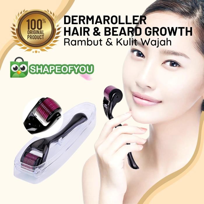 Dermaroller Penumbuh Rambut Botak Derma Roller 0.5 mm untuk rambut muk