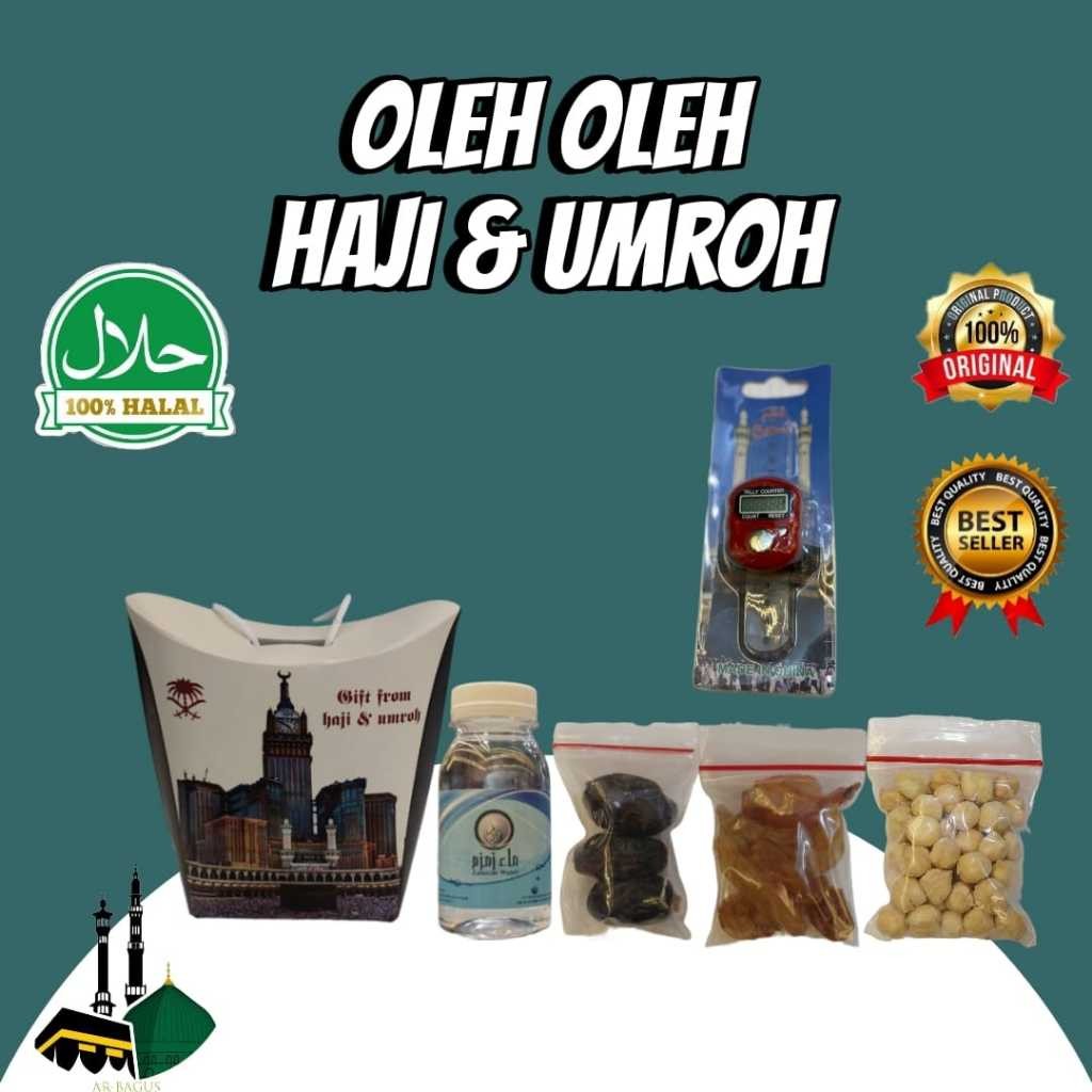 

rakkist Oleh Oleh Haji & Umroh 50Pcs Dus Tali Isi Beragam