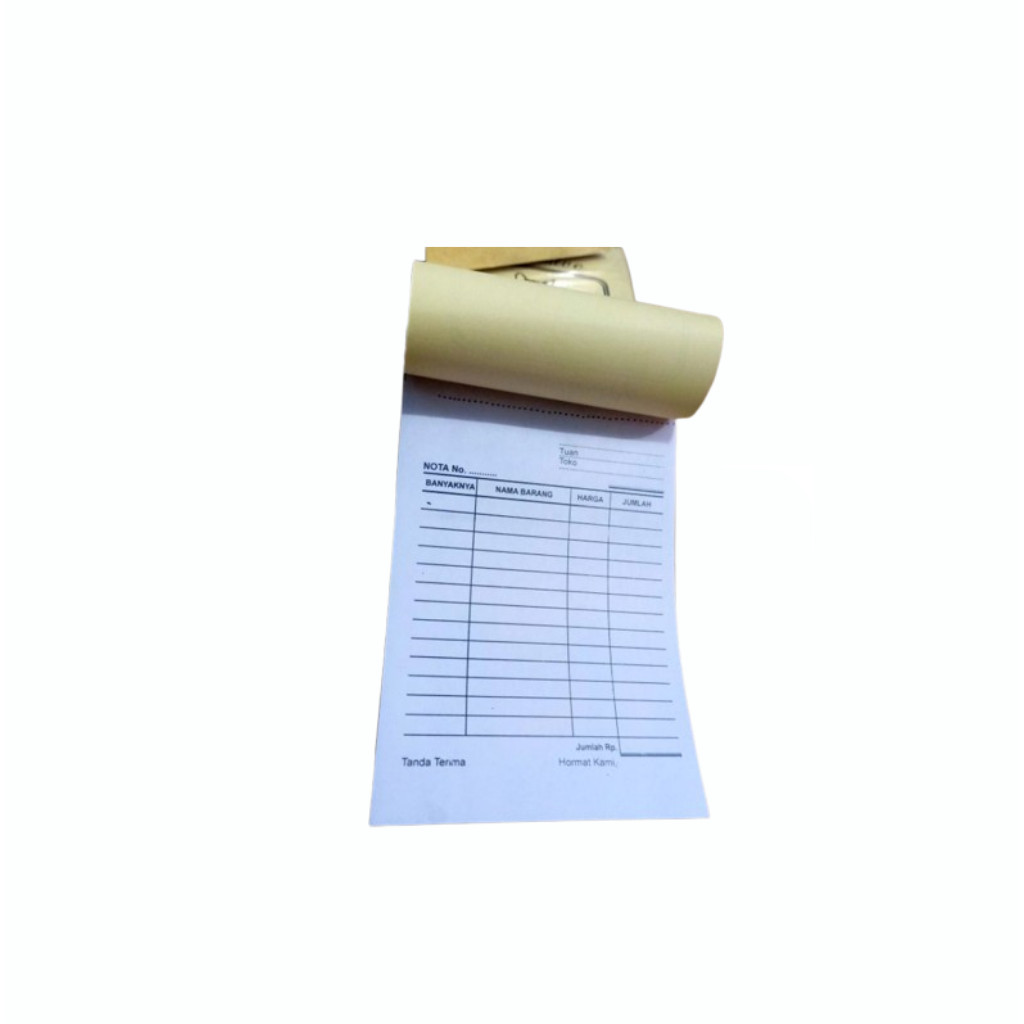 

25 Lbr NOTA MINI 2 PLY NCR UKURAN 80MMX105MM